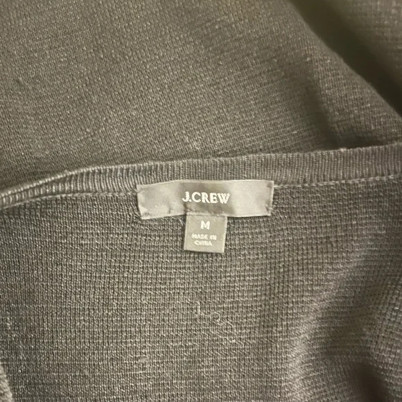 J. Crew Black Knit Sweater/Coat - Picture 7 of 8